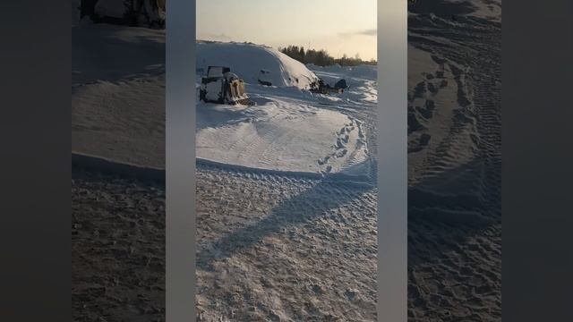 Строительство фундамента зимой часть 2.