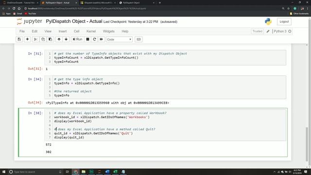 How to Use the PyIDispatch Object in Pythoncom