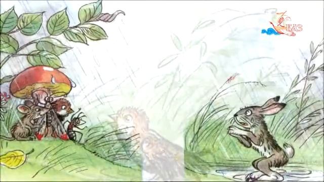 "Сказ. Сказка на ночь" В. Сутеев "Под грибом" Читает Анастасия Мужайлова смотреть онлайн