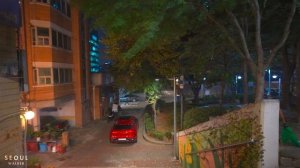 Seoul Night Walk From Namsan Park to Seoul Station   City Ambience Korea
