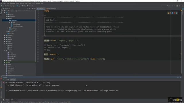 Bulitfactory - Laravel controllers