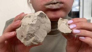 Туркестан белый воздушный 😍 ASMR mukbang clay