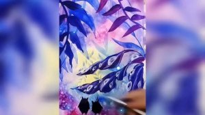 Watercolor Fairy forest. Акварель, волшебный лес?