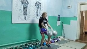 Гиревой спорт. Цикл 14+14кг:8мин (73)