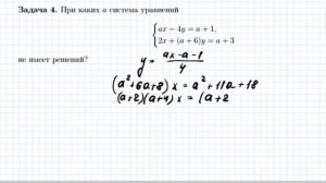 системы линейных неравенств с параметром