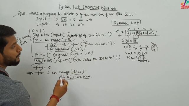 Delete a Given Element from the List in Python | In Hindi смотреть онлайн