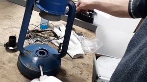 Делаю из керосиновой лампы электрическую с эффектом пламени !