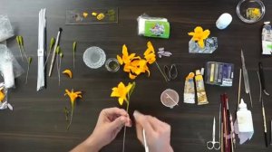 Мастер-класс по созданию лилейника из холодного фарфора. Тизер. www.school.jardiz.ru