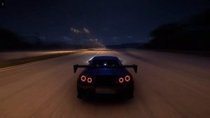NO HUD + NIGHT + GTR = VIBES  SAD HOURS FORZA HORIZON 5 #forzahorizon5 #sadsong #sadhours