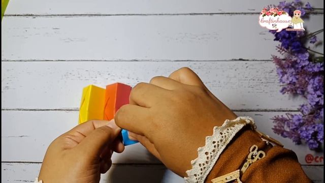 Pencil holder origami #13