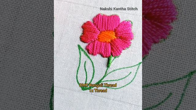 Basic Hand Embroidery Tutorial|Anemone Flower Hand Embroidery| simple flora embroidery tutorial