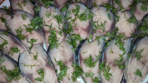 МУРМАНСКОЕ САЛО. Лучший рецепт засолки СКУМБРИИ.