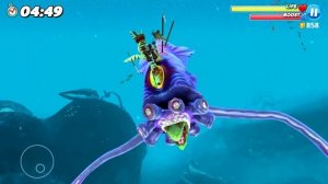 Hungry Shark World - All Sharks vs Colossal Squid BOSS (Drago)