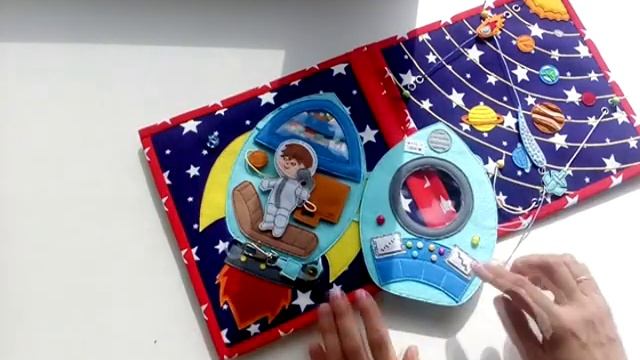 Развивающая книжка №20.Developing Book.Quiet Book.