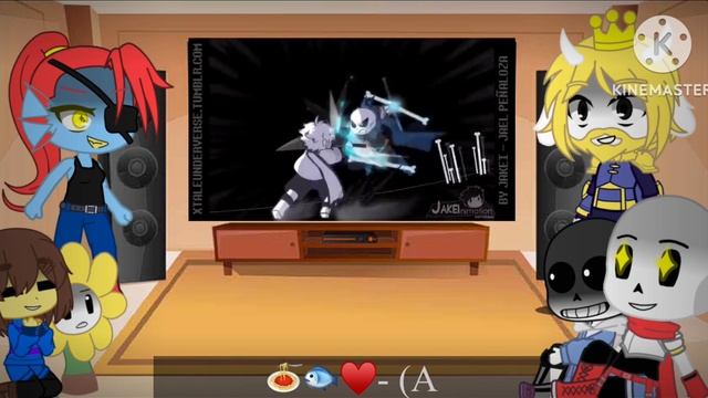 Undertale Reacts to Underverse смотреть онлайн
