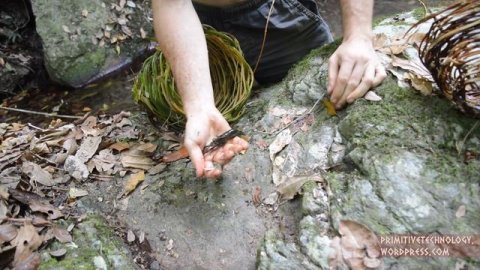 Primitive Technology- Freshwater Prawn Trap