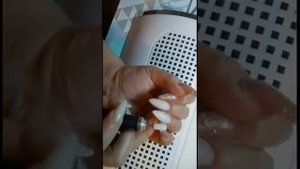 *1*Коррекция ногтей формы " заостренный миндаль". Нежный дизайн . Сама себе мастер.
