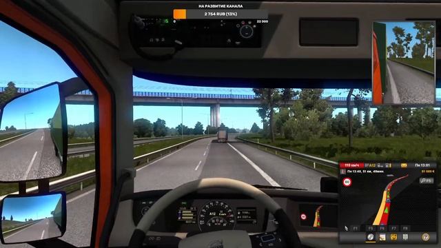 Euro Truck Simulator 2 (ETS2) - Катаем по Европе. Мультиплеер. Дальнобойщики. Multiplayer смотреть онлайн