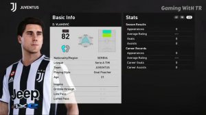 PES 2021 DUSAN VLAHOVIC NEW FACE & HAIRSTYLE