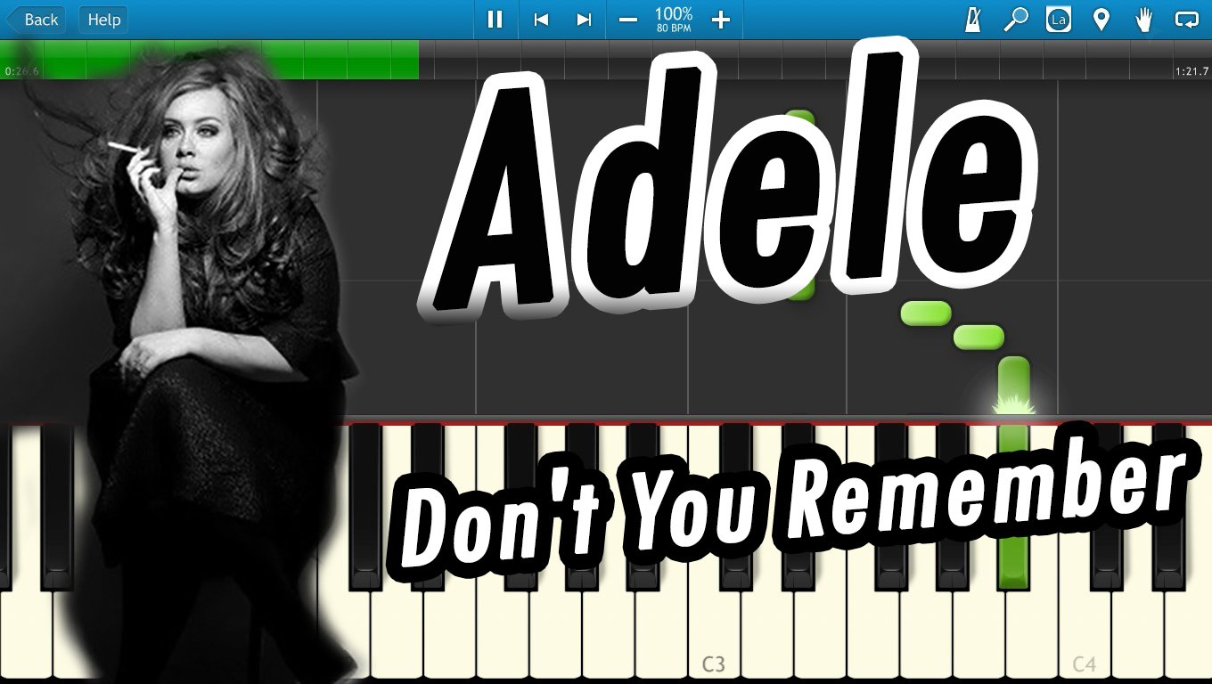 Adele piano