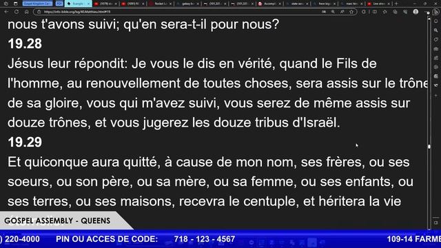 La Vie, la Vie Eternelle et L'Immortalite - Samedi 4 Novembre 2023 - Pasteur Marc T Pierre смотреть онлайн