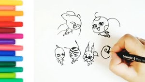 Леди Баг и Супер Кот. Как нарисовать Квами How to Draw  Kwami