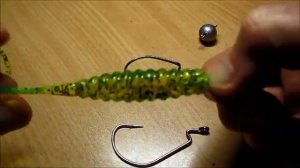 Штопор не огруженный для фиксации силиконовых приманок