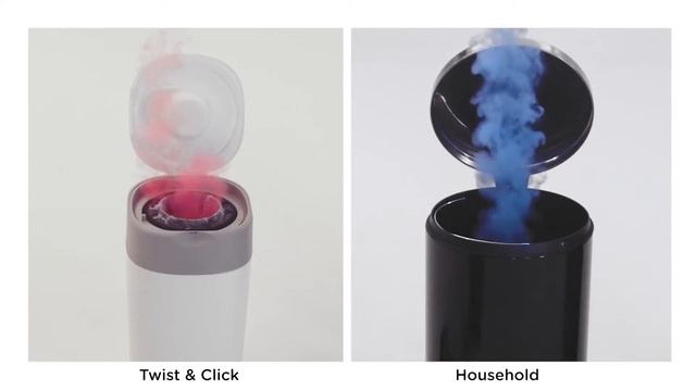 We put our new Twist and Click nappy bin to the test vs a general household bin смотреть онлайн