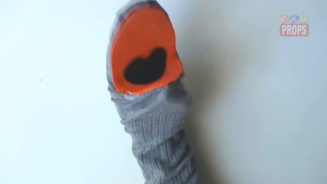 DIY SOCK PUPPET MOUSE - How to make no-sew puppets from socks (Ep.01: Racky the Rat) | Edu Props смотреть онлайн