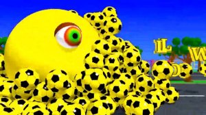 УЧИМ ЦВЕТА   Мячики   Английский для маленьких детей  cartoons     мультики