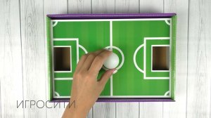 Дыхательная игра "Воздушный футбол"