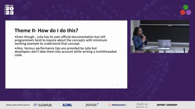 Qualitative study on challenges faced in multithreading in Julia | Harshita | JuliaCon 2023 смотреть онлайн