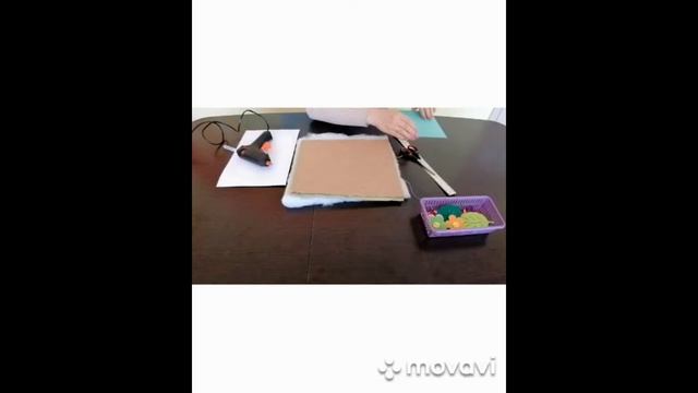 мастер-класс: подарок для мамы "Настенная фоторамка из картона и ткани" смотреть онлайн