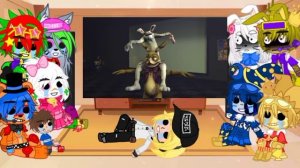 Security Breach React to Glitchtrap Meets Vanny™ [MY AU]|FNaF✨|Security Breach|Gacha Club