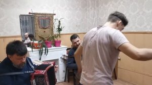 Зимние встречи гармонистов. (Барыня на гармони) Павел Бузин, Георгий Толокольников. Михаил Заморин