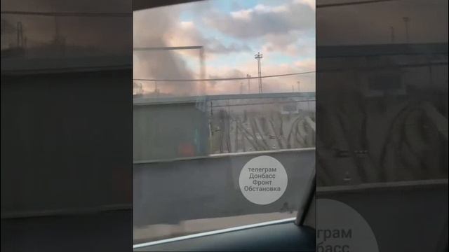 Попадания по железнодорожной станции Балашовка в Харькове.