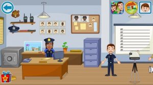 Мой Город - My town - #2 Полиция - Police. Симулятор Семьи, развивающая игра для детей как мультик.
