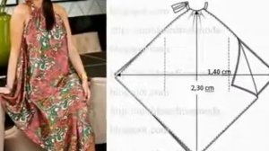 Шью сама платье из 2 х платков за 5 минут