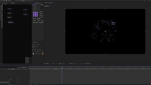 STARDUST: Эффект голограммы в After Effects за 20 минут  | BONDARTV