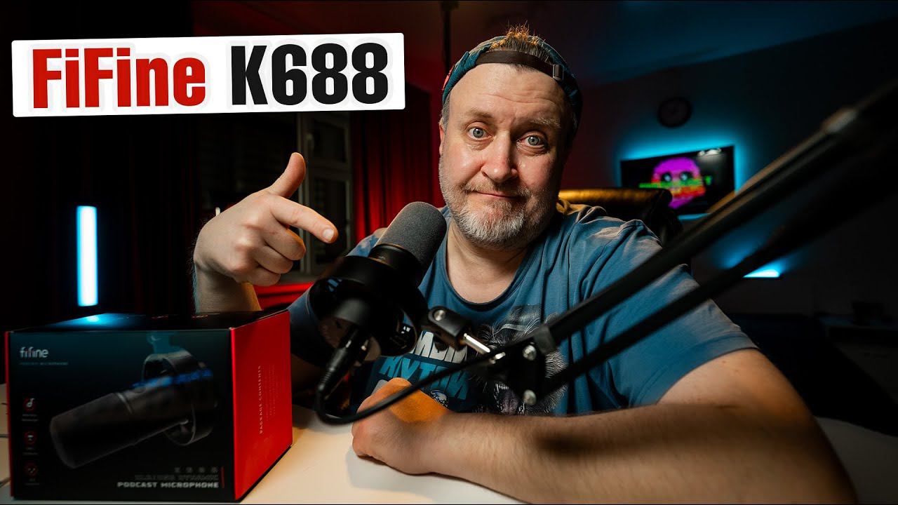FiFine K688 - один из лучших недорогих микрофонов для стримов! смотреть онлайн