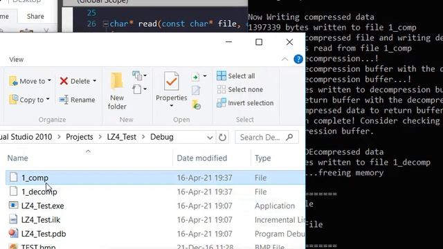 LZ4 887% compresssion ratio for bitmap in just milliseconds. смотреть онлайн