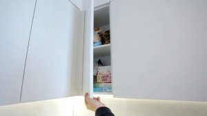 Кухня на заказ - фасады AGT - МДФ пластик - белый + розовый ( турция)