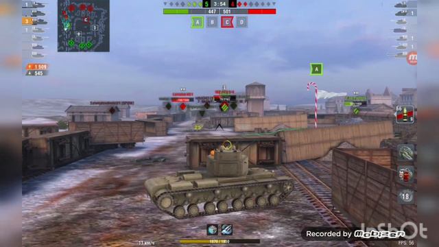 Мастер на танке КВ-4 , WOT BLITZ