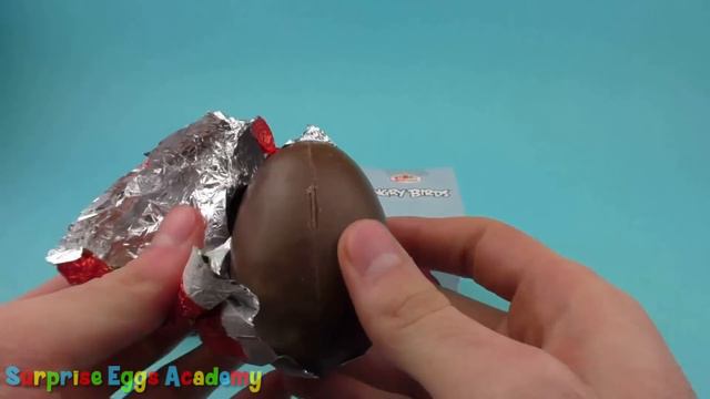 Surprise Eggs Unboxing - SpongeBob SquarePants, Angry Birds - Surprise Eggs Toys смотреть онлайн