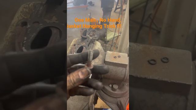 Super Trick ! One Man ,No Hand , Gasket Installation Trick How To