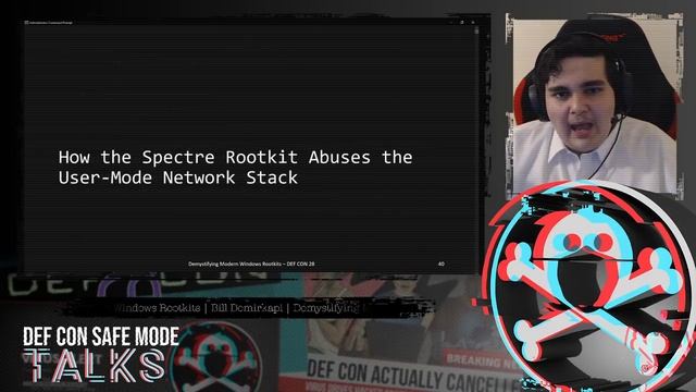 DEF CON Safe Mode - Bill Demirkapi - Demystifying Modern Windows Rootkits смотреть онлайн