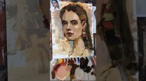 Как рисовать портрет по фото.