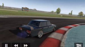 Гонка на машине Жигули ВАЗ 2107 набрал 4086 очков 2 место в игре CarX Drift Racing