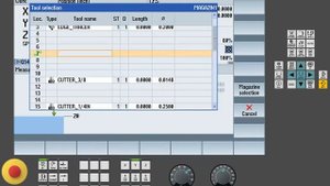 Measuring Tool Lengths in a milling machine - Sinumerik CNC