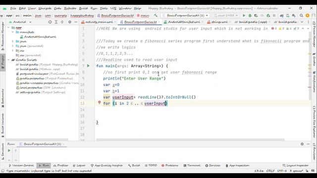 Fibonacci Series Program In Kotlin #Fibonacci Series|#kotlin смотреть онлайн